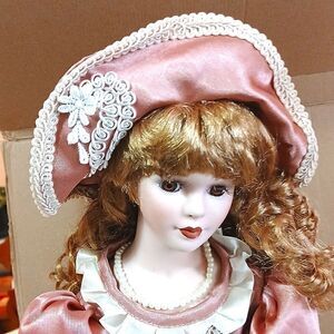 Gift of Time Collectible Porcelain Doll 18" NWOT